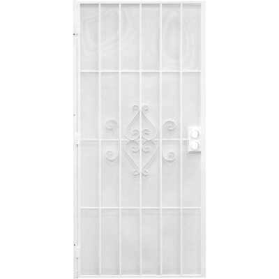 Precision Regal 32 In. W x 80 In. H White Steel Security Door