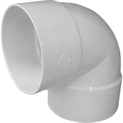 IPEX Canplas 6 In. SDR 35 90 Deg. PVC Sewer and Drain Short Turn Elbow (1/4 Bend)